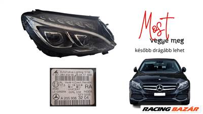 Mercedes C-osztály W205 jobb első Multibeam led fényszóró, lámpa A2059063204