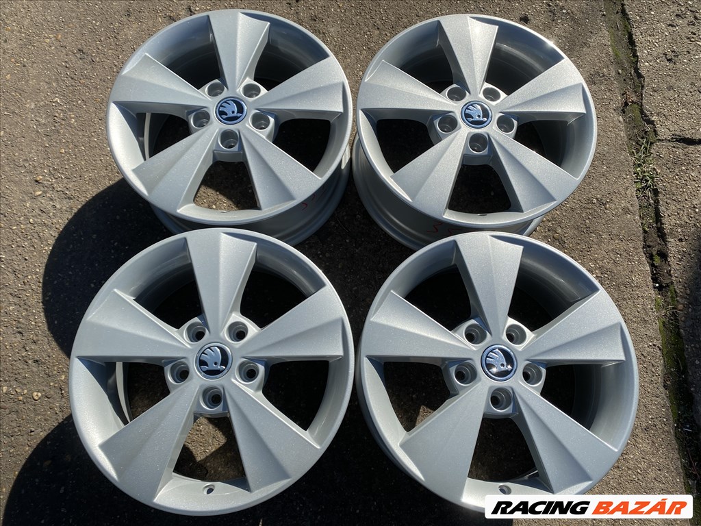 4db gyári 16" Skoda Octavia alufelni. (3540) 1. kép