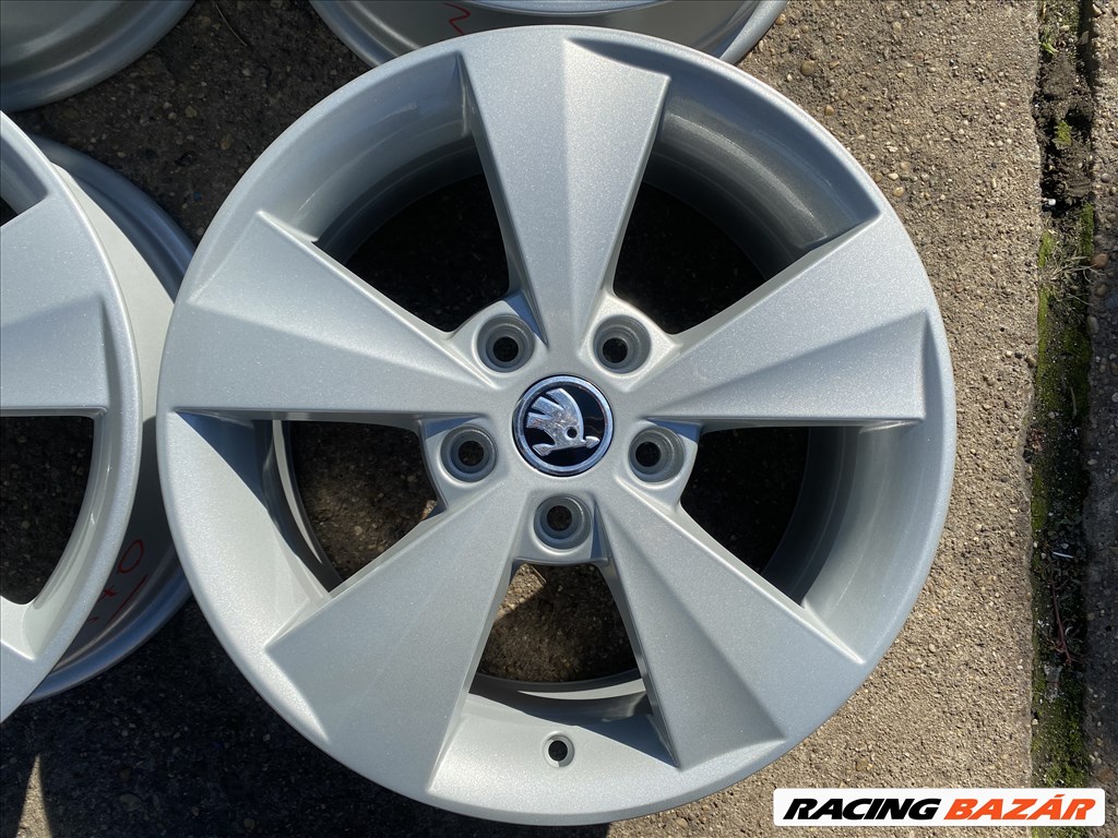 4db gyári 16" Skoda Octavia alufelni. (3540) 2. kép