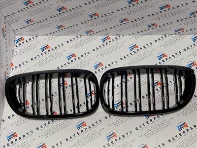 BMW E46 facelift coupe cabrio új fényes fekete dupla pálcás &#039;&quot; M4 style&quot; vese hûtőrács