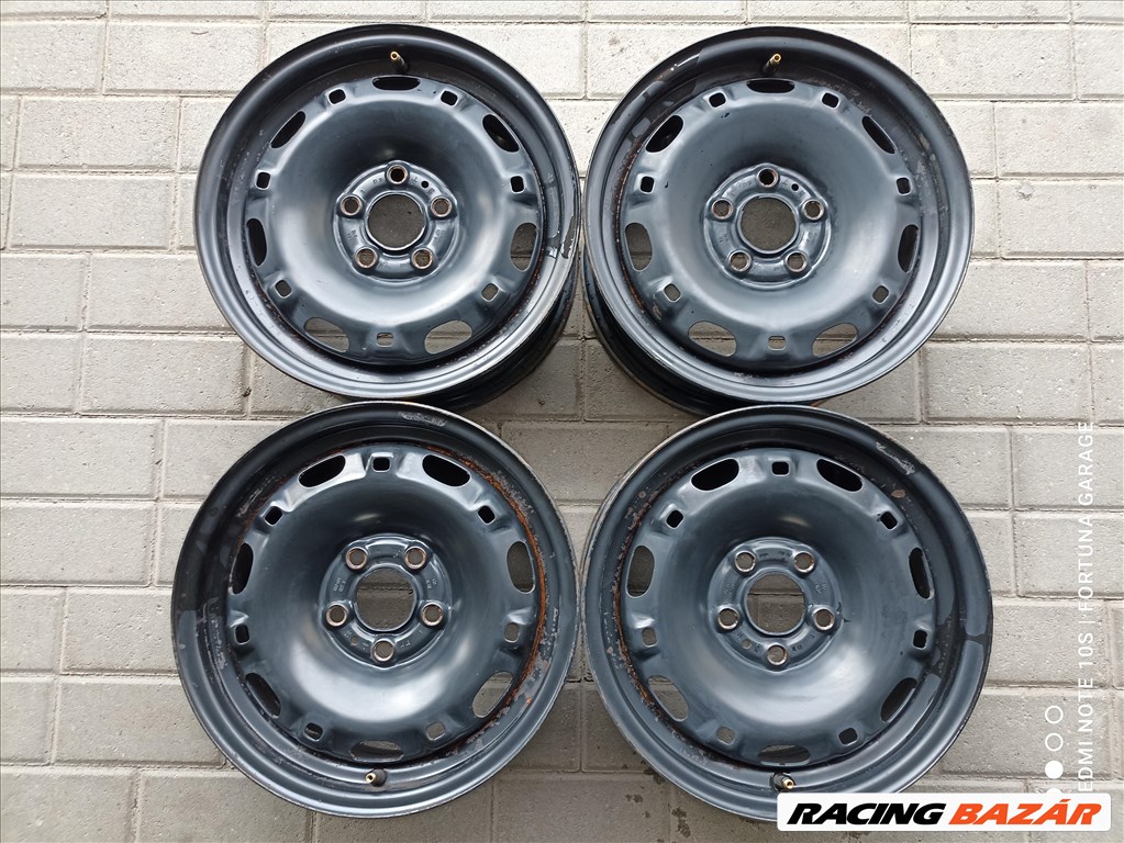 5x100 14" Volkswagen használt lemezfelni garnitúra (R011) 1. kép