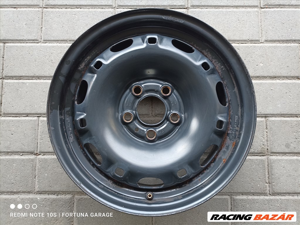 5x100 14" Volkswagen használt lemezfelni garnitúra (R011) 4. kép