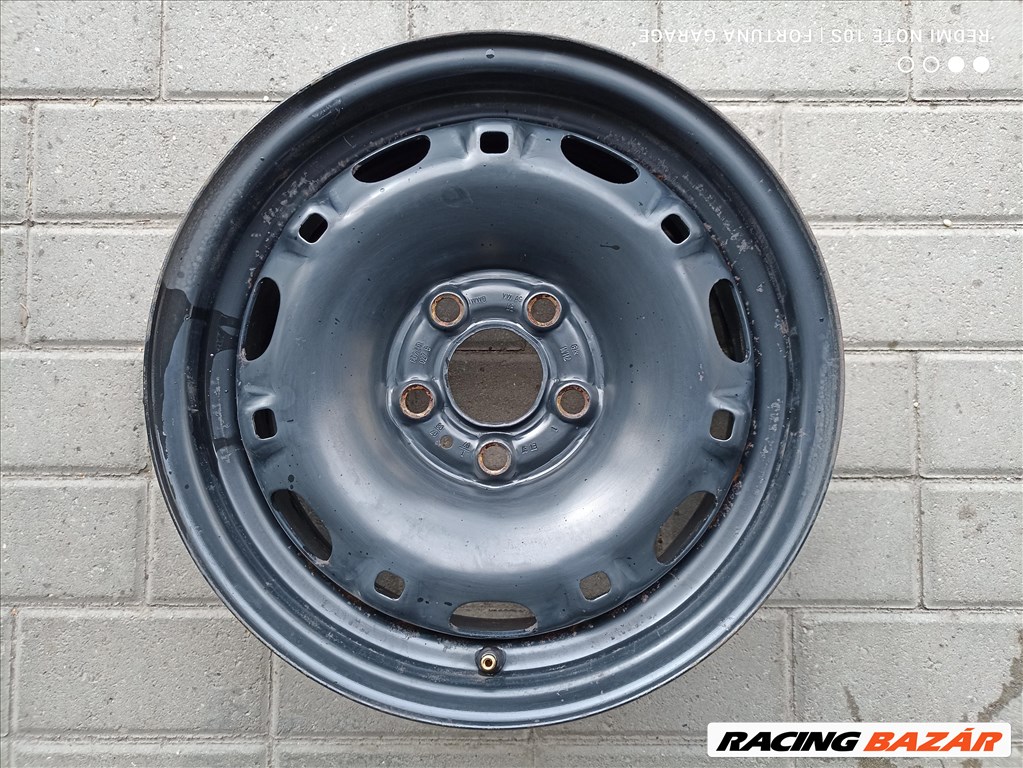 5x100 14" Volkswagen használt lemezfelni garnitúra (R011) 5. kép