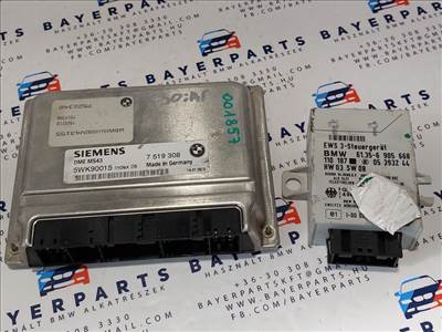 BMW E39 530i automata M54B30 ECU EWS computer motorvezérlő indító szett