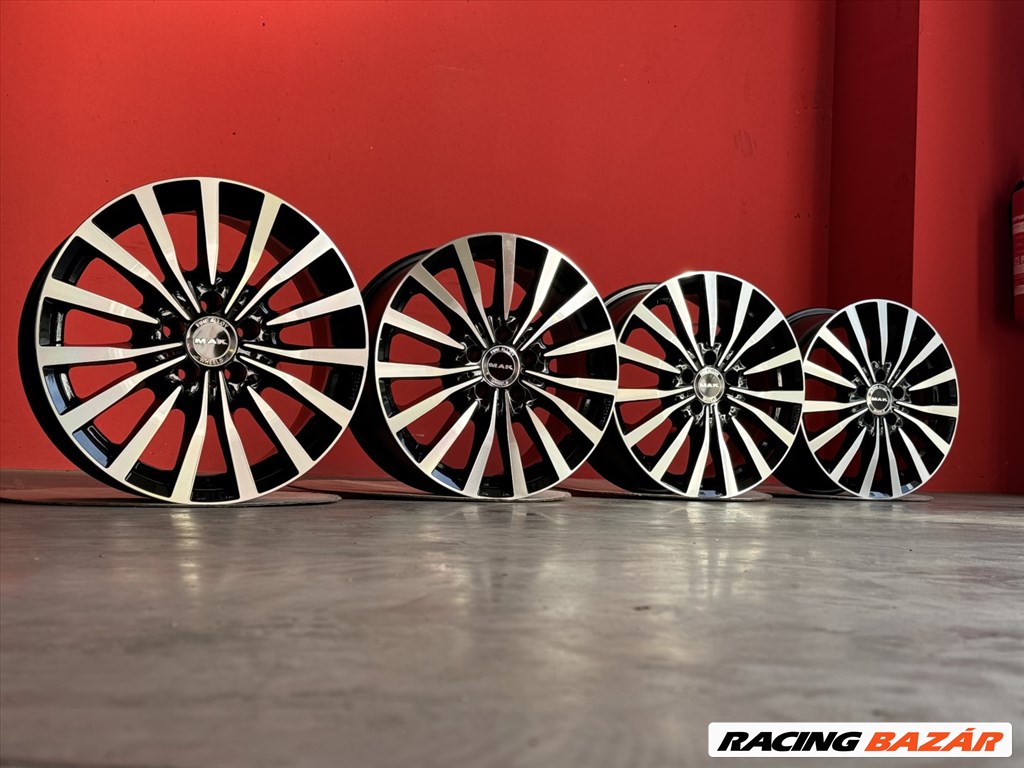 R17 5x112 (66,6) MAK KRONE BLACK MIRROR 7.5J ET40 új alufelnik felnik 17"  2. kép