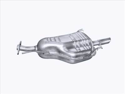 Polmo 17.291 hátsó kipufogódob - Opel Astra G 1.4i ; 1.6i