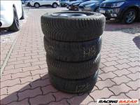  4x100 lyukosztású 15" használt lemezfelni, rajta 185/65 használt Hankook téligumi 