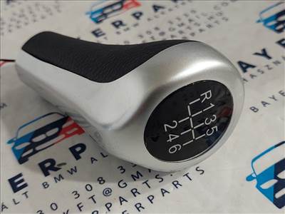BMW E28 E34 E36 E38 E39 E46 E60 X1 X3 X5 E90 E87 új ezüst LED világító váltógomb - 6 sebességes