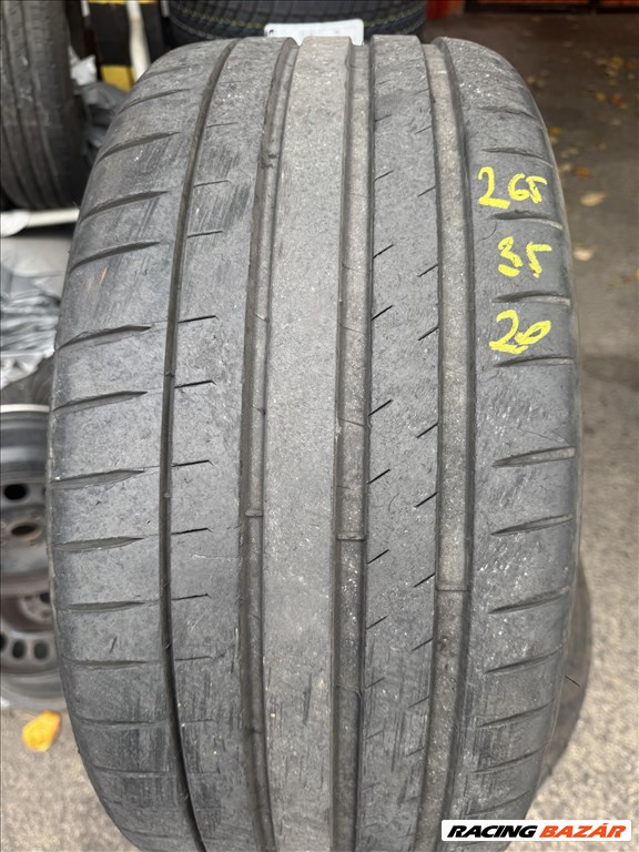 Michelin Pilot Sport 4S 265/35 R20 5,5-6mm-es nyárigumi pár eladó 1. kép