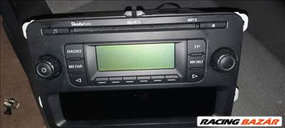 Skoda Fabia II Fabia II gyári rádió fejegység BLUES MP3 5j0035152a