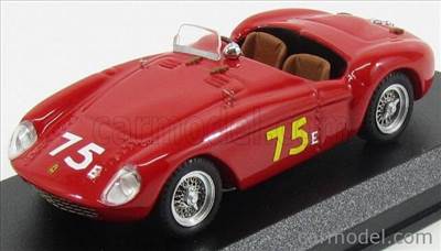 FERRARI 500 MONDIAL SPIDER ch.0438 N 75 WINNER EM SANTA BARBARA S.5 1955 B.PRINGLE