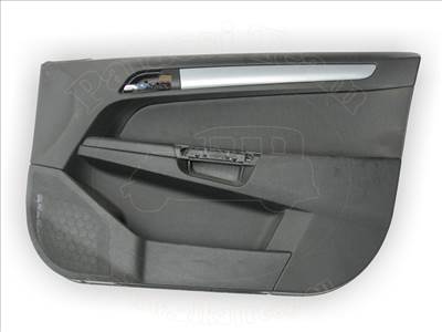 Opel Astra H 2003-2012 - kárpit, jobb oldali első ajtó, antracit, ezüst díszléccel, 5ajtós és van/caravan, -07