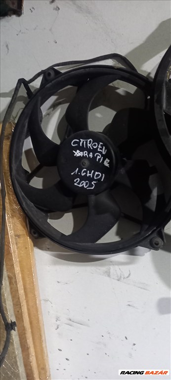 Citroën xsara Picasso 1.6 hdi hűtő ventilátor motor  1. kép