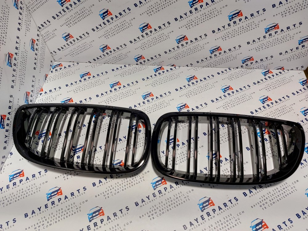 BMW E92 E93 új fényes fekete dupla rácsos M4 style vese hûtõrács 1. kép