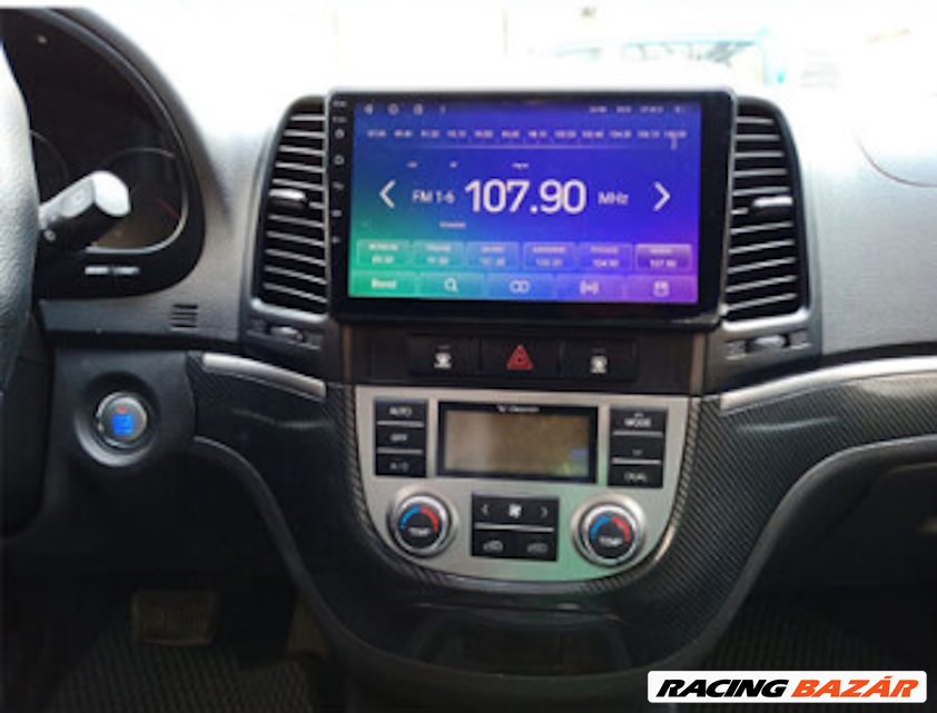 Hyundai Santa Fe CarPlay Multimédia Android GPS Rádió Tolatókamerával 2. kép