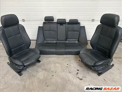 BMW E83 X3 combtámaszos fekete bőr belső, ülésszett 