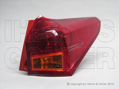 Toyota Auris 2012-2015 - Hátsó lámpa üres jobb külső LED (Kombi)