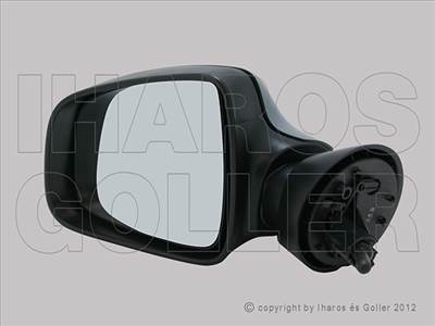 Dacia Logan 2009-2013 MCV - Külső tükör bal, bowd. állíth., alapozott