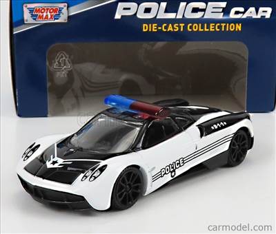 PAGANI HUAYRA POLICE 2012 WHITE BLACK