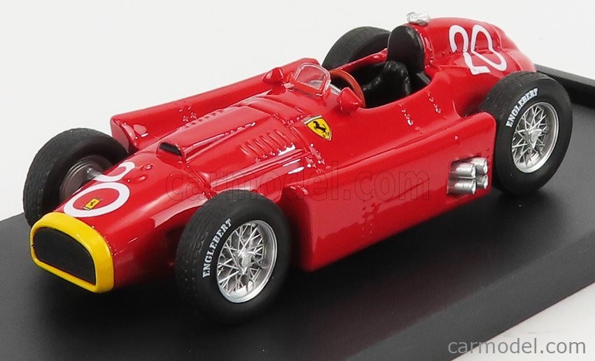 FERRARI F1 D50 N 20 WORLD CHAMPION MONACO GP 1956 JUAN MANUEL FANGIO - EUGENIO CASTELLOTTI RED 1. kép