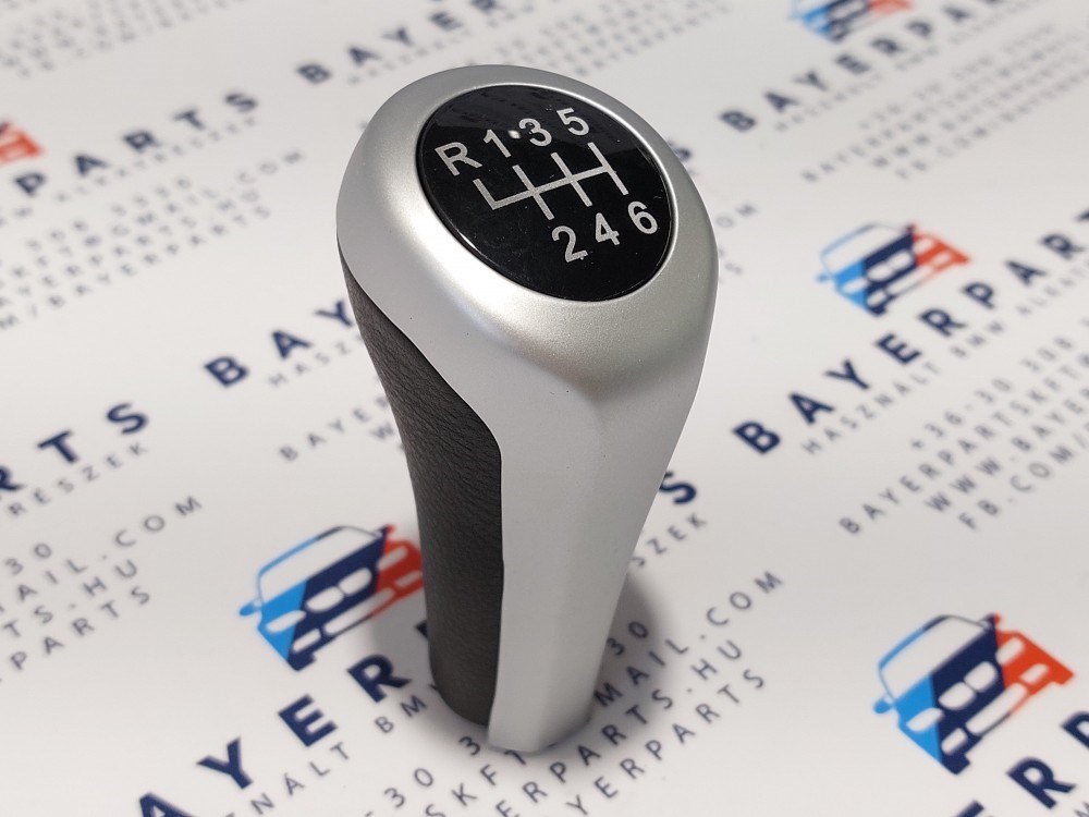 BMW E30 E32 E36 E34 E39 E46 E39 E90 E60 E87 stb. ezüst 6-os új váltógomb váltókar 2. kép