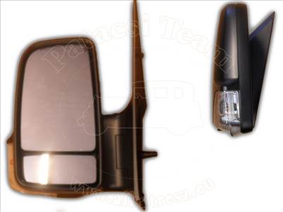 Mercedes Sprinter 2006-2013 W906 - Külső tükör bal, domb., kézi, villogóval (-09.05)