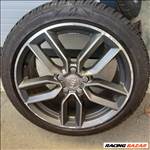  5x112 lyukosztású 18" használt (gyári felni) alufelni, rajta 225/45 újszerű Bridgestone téli 