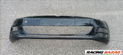 Volkswagen Golf VII mosós, radaros első lökhárító fekete színben 5g0807221