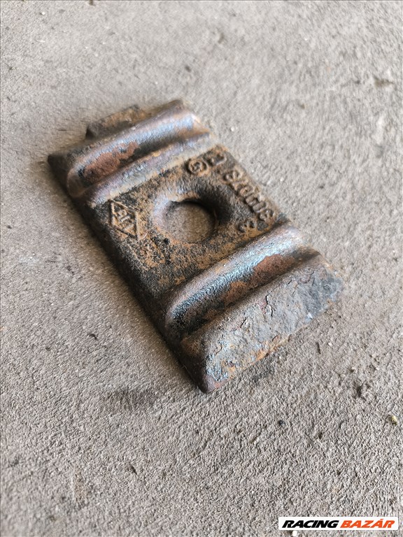 Renault MASTER Opel MOVANO 03 Laprugó csavar fém tányér vas lemez 5074 7700309073 3. kép