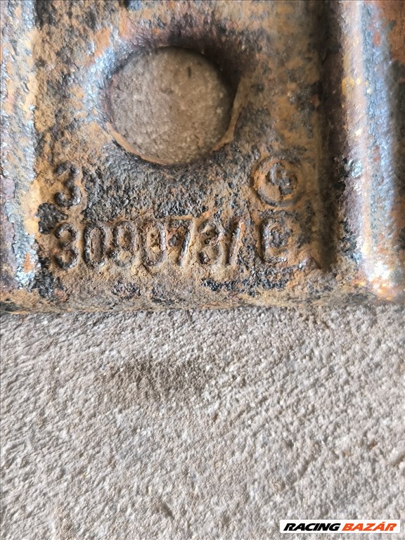 Renault MASTER Opel MOVANO 03 Laprugó csavar fém tányér vas lemez 5074 7700309073 6. kép