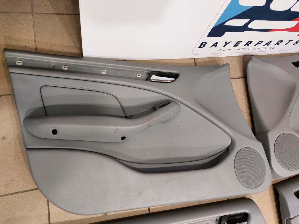 BMW E46 touring szürke bõr ülés belsõ ülésszett bõrbelsõ bõrülés 10. kép
