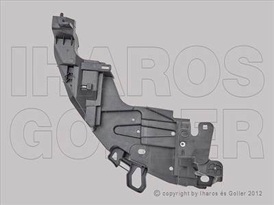 Renault Megane 2014-2016 - Első lökhárító tartó jobb, (FSZ. tartó alsó)