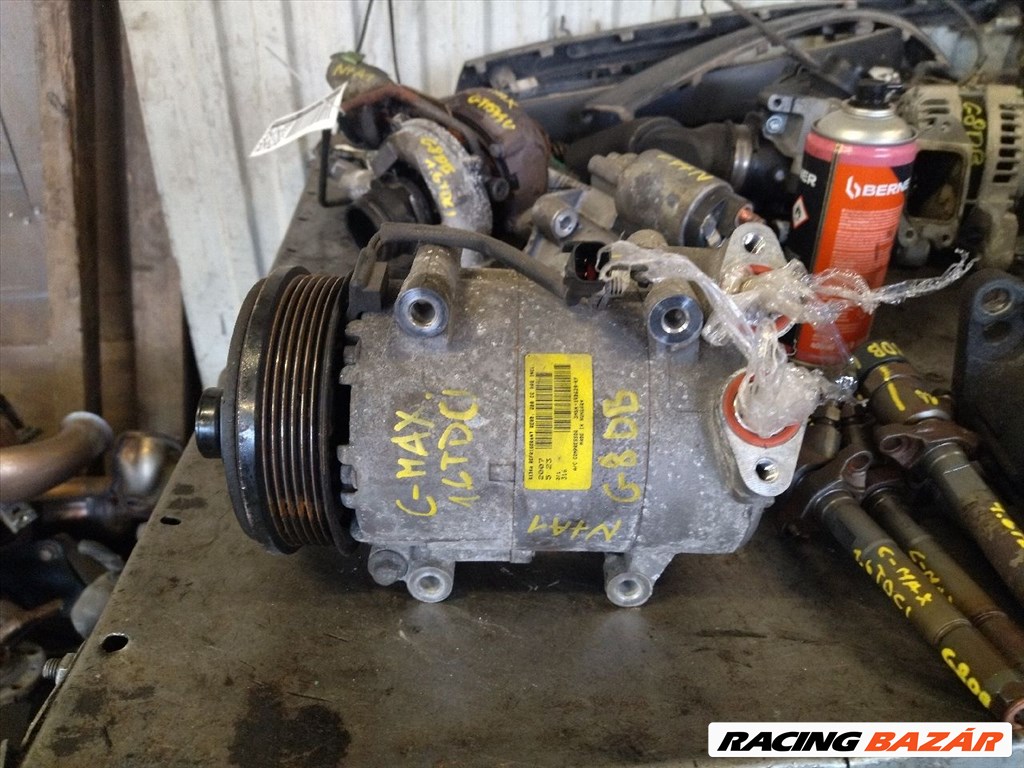 Ford Focus C-Max 1.6 TDCi klímakompresszor 3m5h19d629kf 1. kép