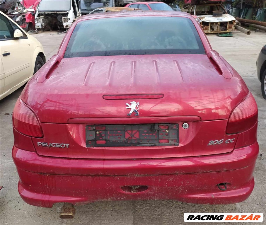 2003 Peugeot 206 CC 2.0 benzin, 5 fokozatú manuális- balkormányos jármű ÉRKEZETT bontási céllal!  3. kép