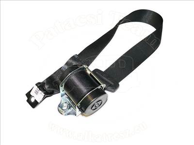 Opel Corsa D 2006-2014 - biztonsági öv, hátsó ülés, közép, fekete, -08