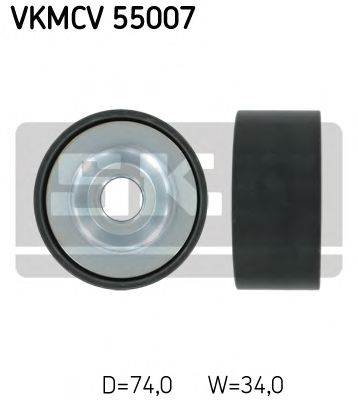 SKF VKMCV 55007 - hosszbordásszíj feszítőgörgő ERF MAN