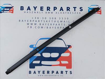 BMW E46 facelift sedan fekete hátsó lökhárító díszléc - PDC-s
