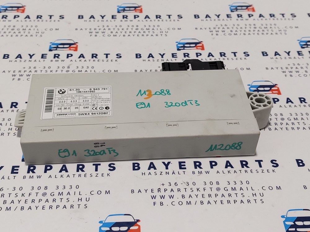 BMW E90 E91 E92 E93 CAS 2 CAS2 modul vezérlõ 4. kép