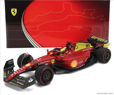 FERRARI - F1-75 TEAM SCUDERIA FERRARI N 16 POLE POSITION AND 2nd MONZA ITALY GP 2022 CHARLES LECLERC