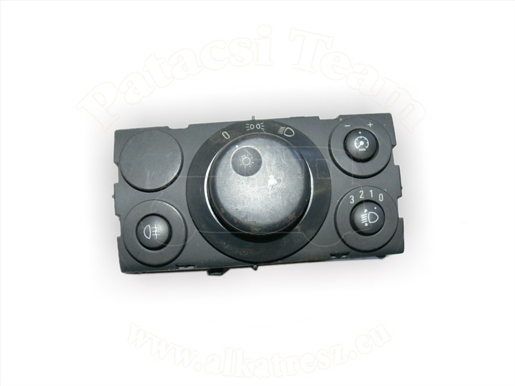 Opel Astra H 2003-2012 - kapcsoló, külső/belső világítás, kivéve ködlámpa/auto ki-be/xenon, jelölés: ZD 1. kép