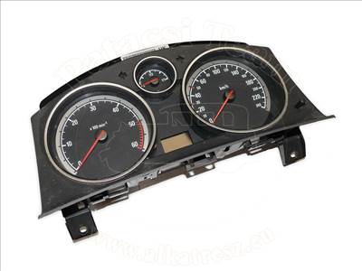 Opel Astra H 2003-2012 - műszeregység, 240KMH/6000rpm, DIESEL, kézi váltóhoz, 06-, jelölés: UK