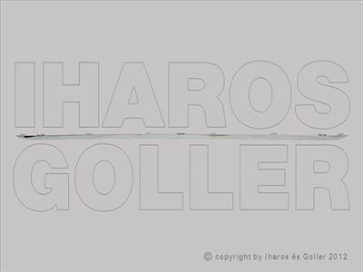 Renault Clio 2019-2023 - Hátsó lökhárító díszléc, króm