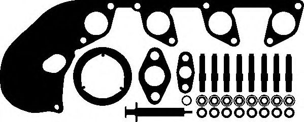 ELRING 332.380 - turbófeltöltő szerelőkészlet AUDI SEAT SKODA VW 1. kép