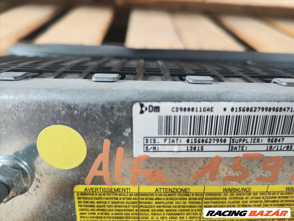 Alfa Romeo 159 bal első térdlégzsák  01560627990 3. kép