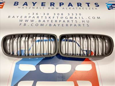 BMW F30 F31 új matt fekete dupla vese hûtőrács
