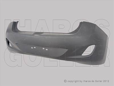 Hyundai I30 2012-2015 - Hátsó lökhárító fényezendő, PDC+Park.assist jel.
