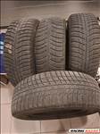  16" használt lemezfelni, rajta 215/60 használt Bridgestone téli gumi gumi 