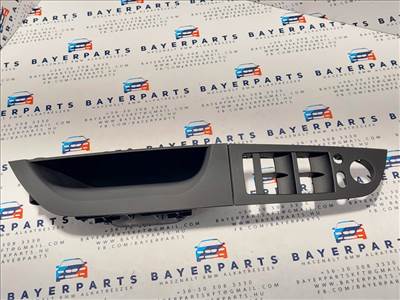 BMW E90 E91 fekete bal első ajtóbehúzó fogantyú kapaszkodó ajtó behúzó karfa - hosszú - behajlós tükrös