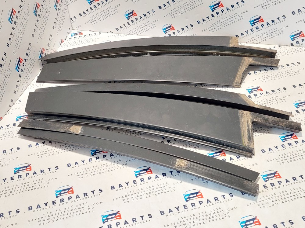 BMW E46 touring ajtó külsõ fekete oszlop takaró léc díszléc dekorléc oszloptakaró borítás 1. kép