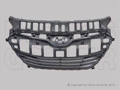 Hyundai I30 2012-2015 - Lökhárítórács alsó+felső tartó (Cseh. gyárt.)